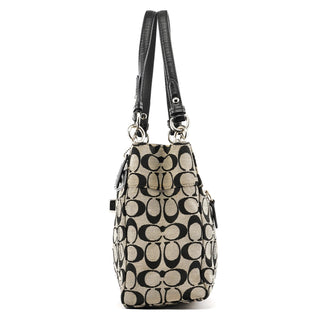 Coach F16540 Grey Turnlock Tote Bag