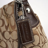 Coach F17093 Beige Brown Soho Shoulder Bag