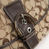 Coach F17093 Beige Brown Soho Shoulder Bag