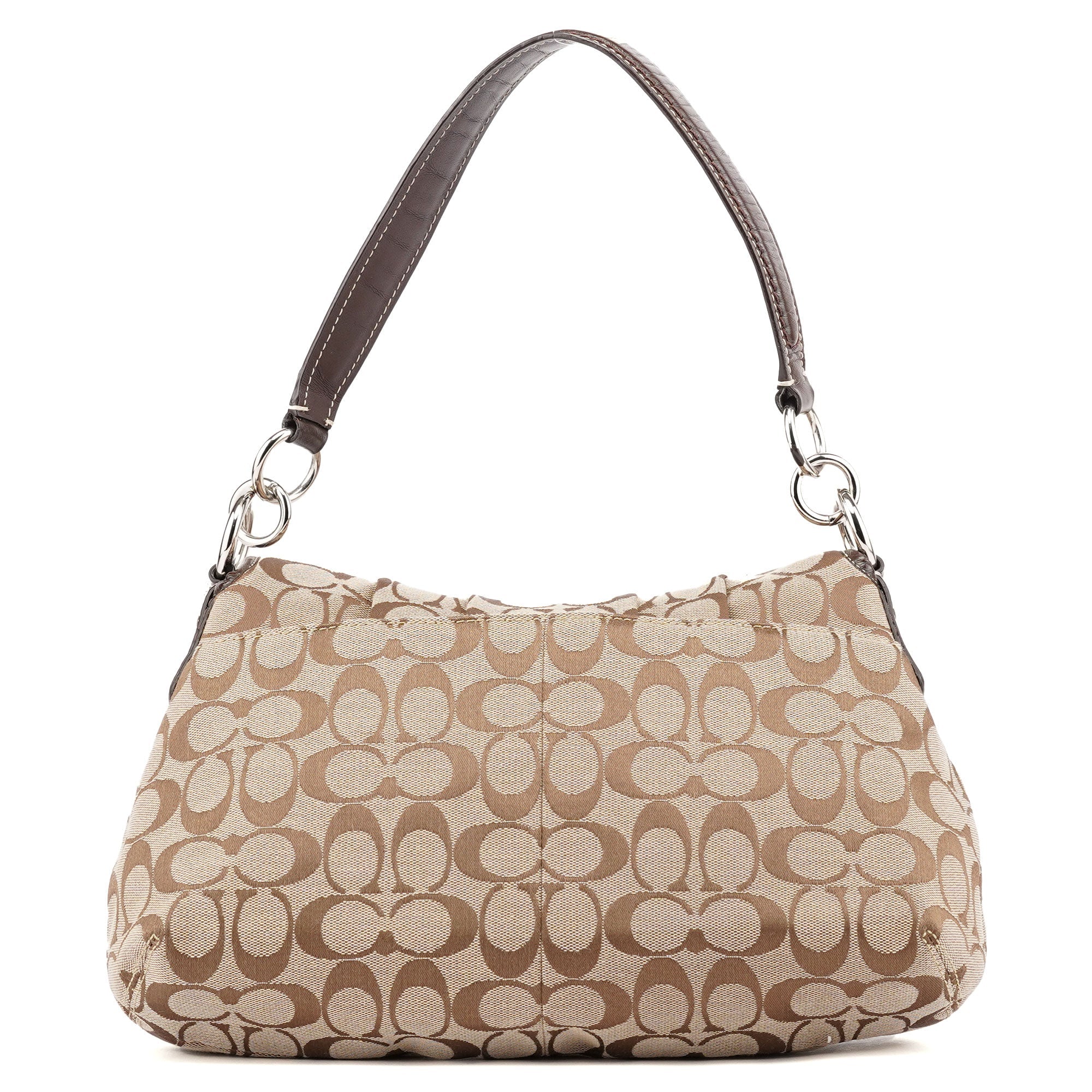 Coach F17093 Beige Brown Soho Shoulder Bag