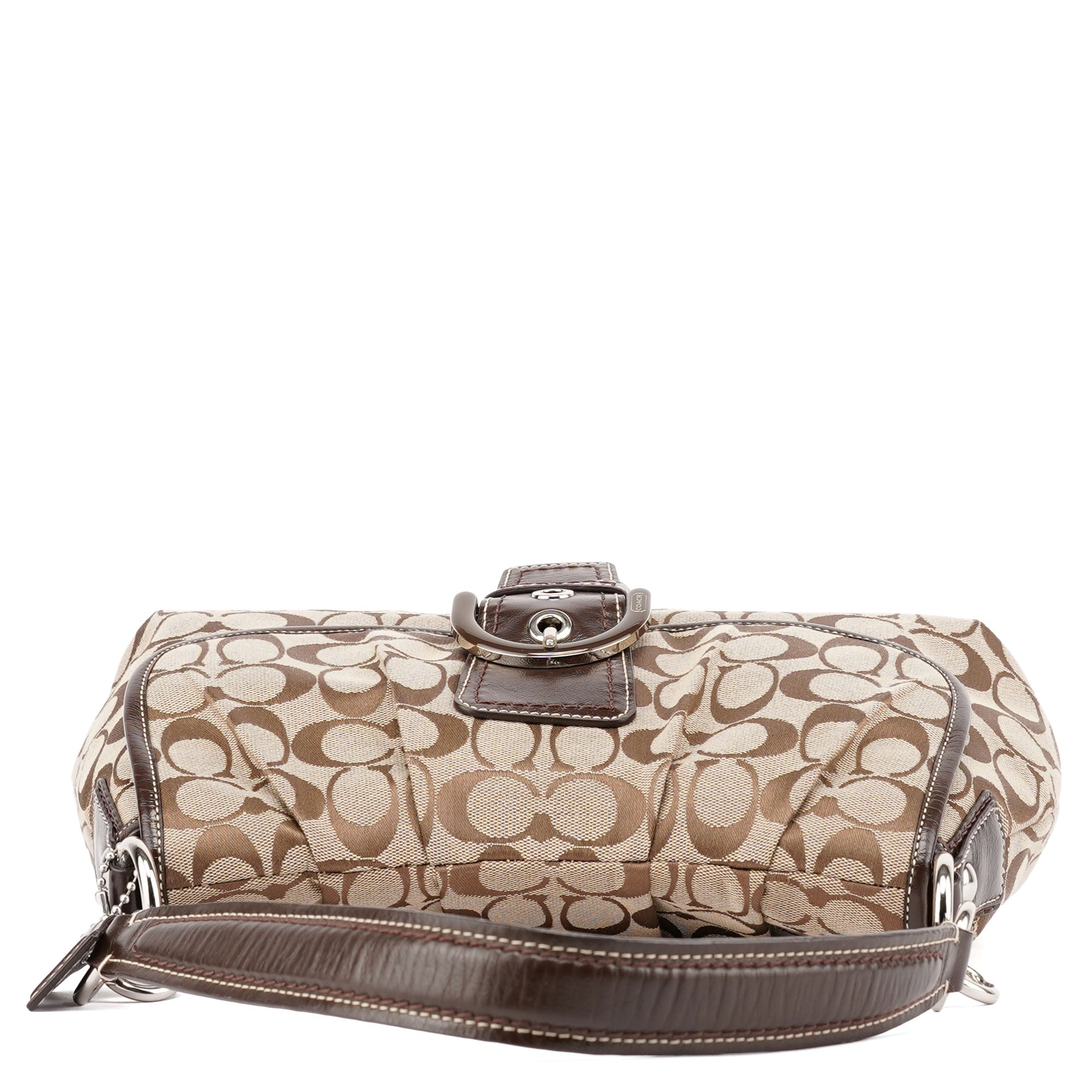 Coach F17093 Beige Brown Soho Shoulder Bag