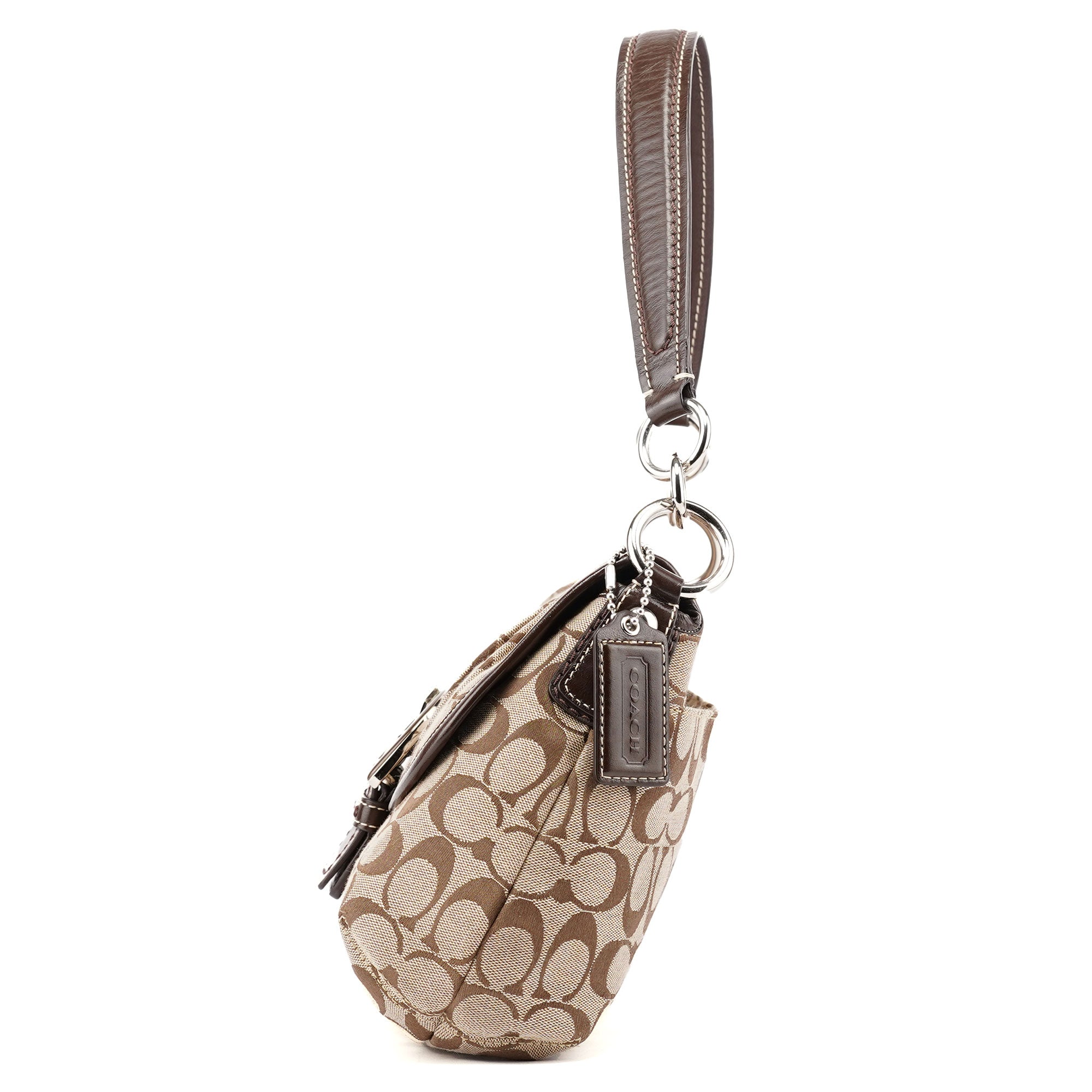 Coach F17093 Beige Brown Soho Shoulder Bag