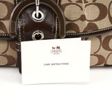 Coach F17093 Beige Brown Soho Shoulder Bag