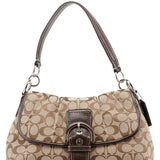 Coach F17093 Beige Brown Soho Shoulder Bag