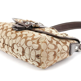Coach F17093 Beige Brown Soho Shoulder Bag