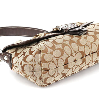 Coach F17093 Beige Brown Soho Shoulder Bag