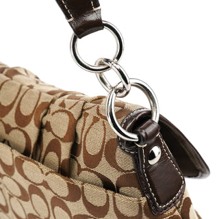 Coach F17093 Beige Brown Soho Shoulder Bag