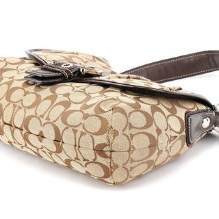 Coach F17093 Beige Brown Soho Shoulder Bag