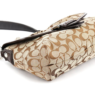 Coach F17093 Beige Brown Soho Shoulder Bag