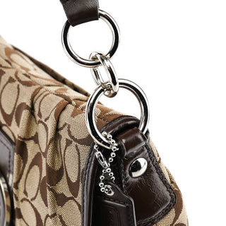 Coach F17093 Beige Brown Soho Shoulder Bag