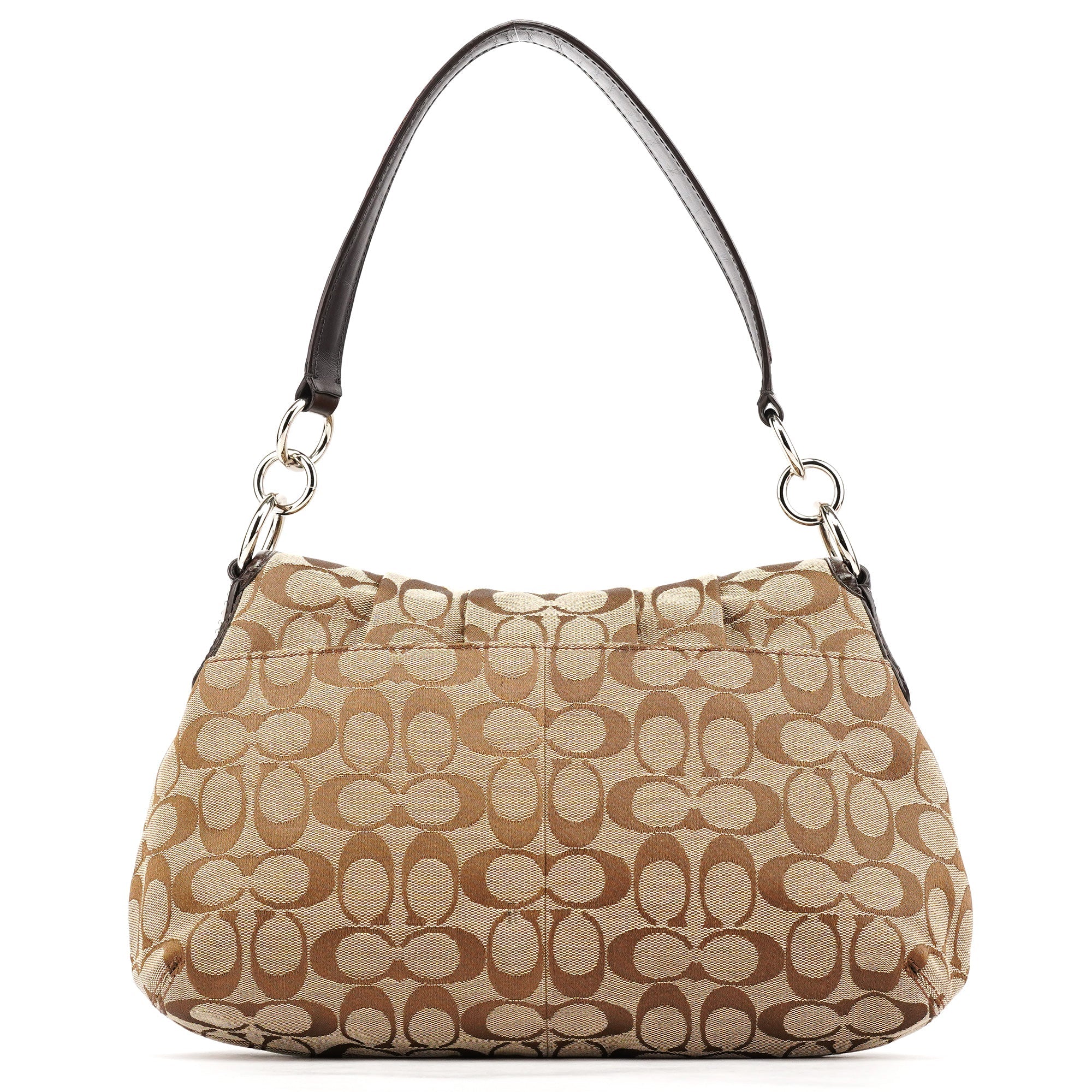 Coach F17093 Beige Brown Soho Shoulder Bag
