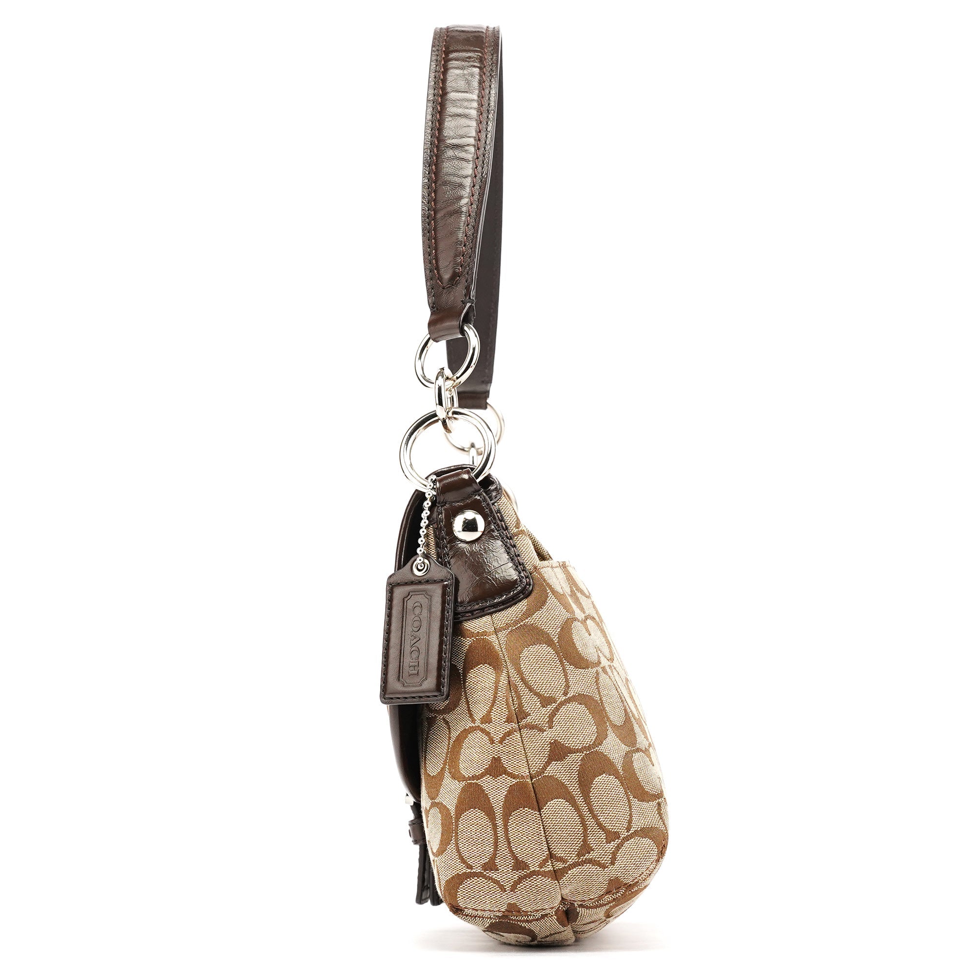 Coach F17093 Beige Brown Soho Shoulder Bag