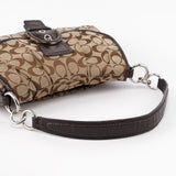 Coach F17093 Beige Signature C Soho Shoulder Bag