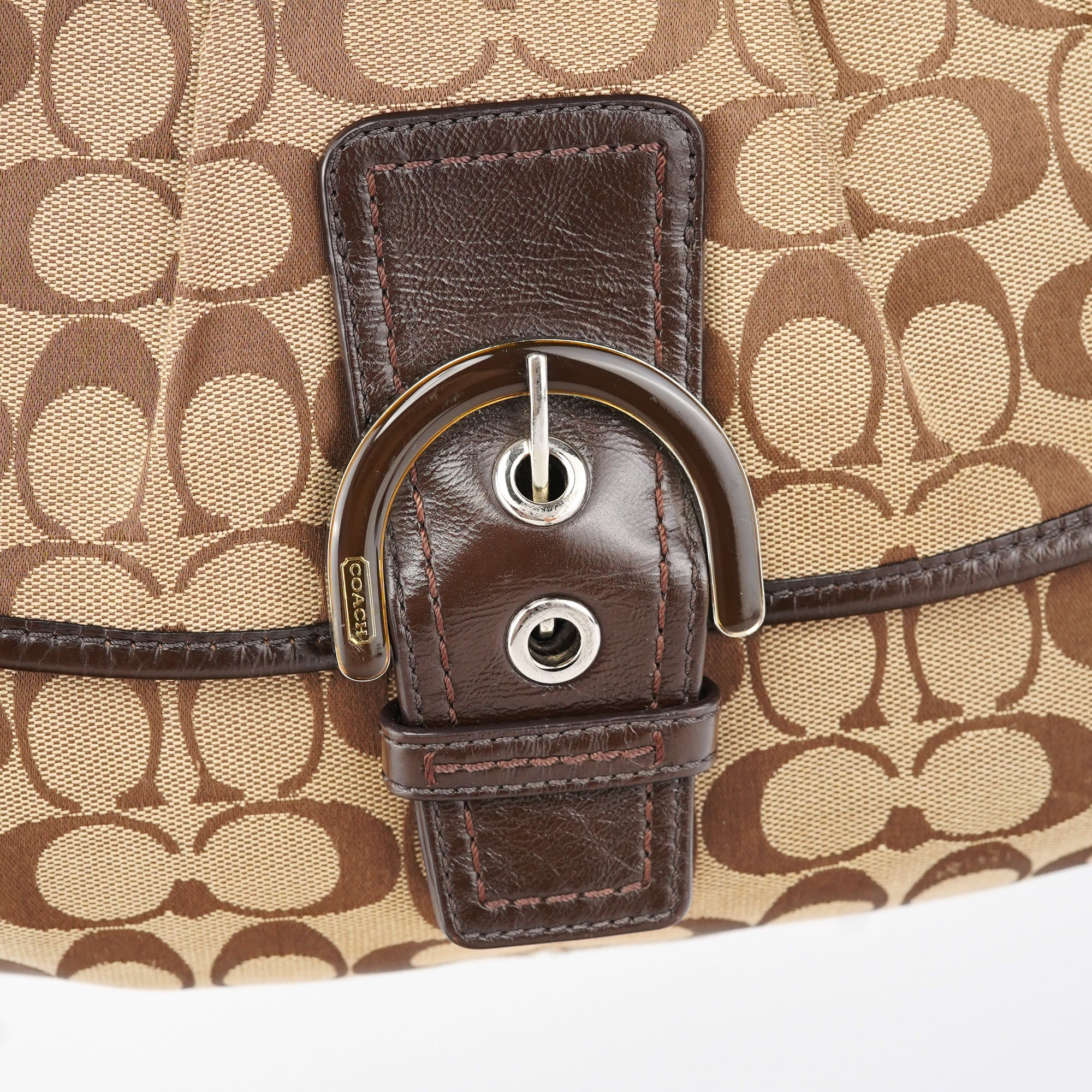 Coach F17093 Beige Soho Shoulder Bag