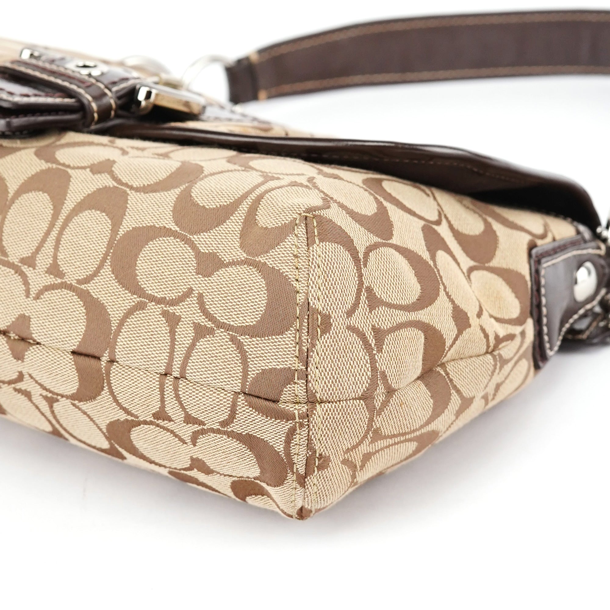 Coach F17093 Beige Soho Shoulder Bag