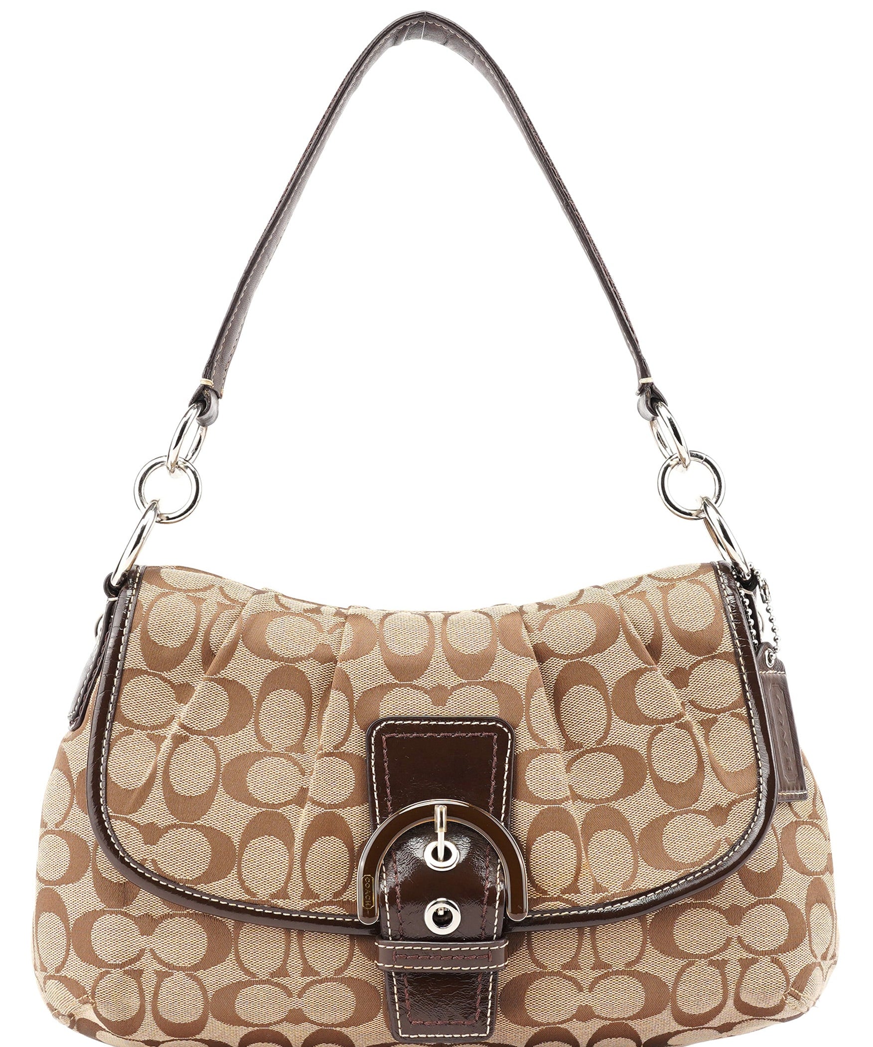Coach F17093 Beige Soho Shoulder Bag
