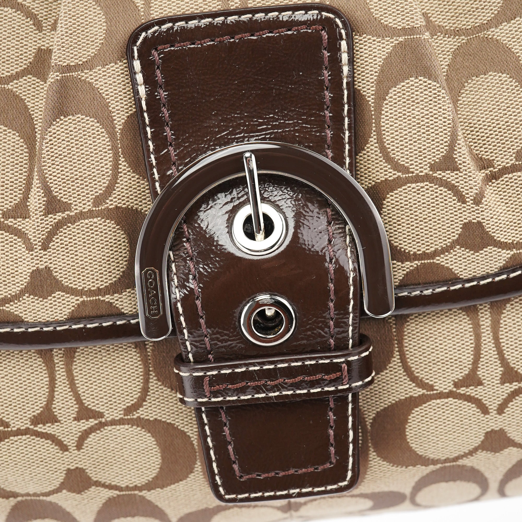 Coach F17093 Beige Soho Shoulder Bag