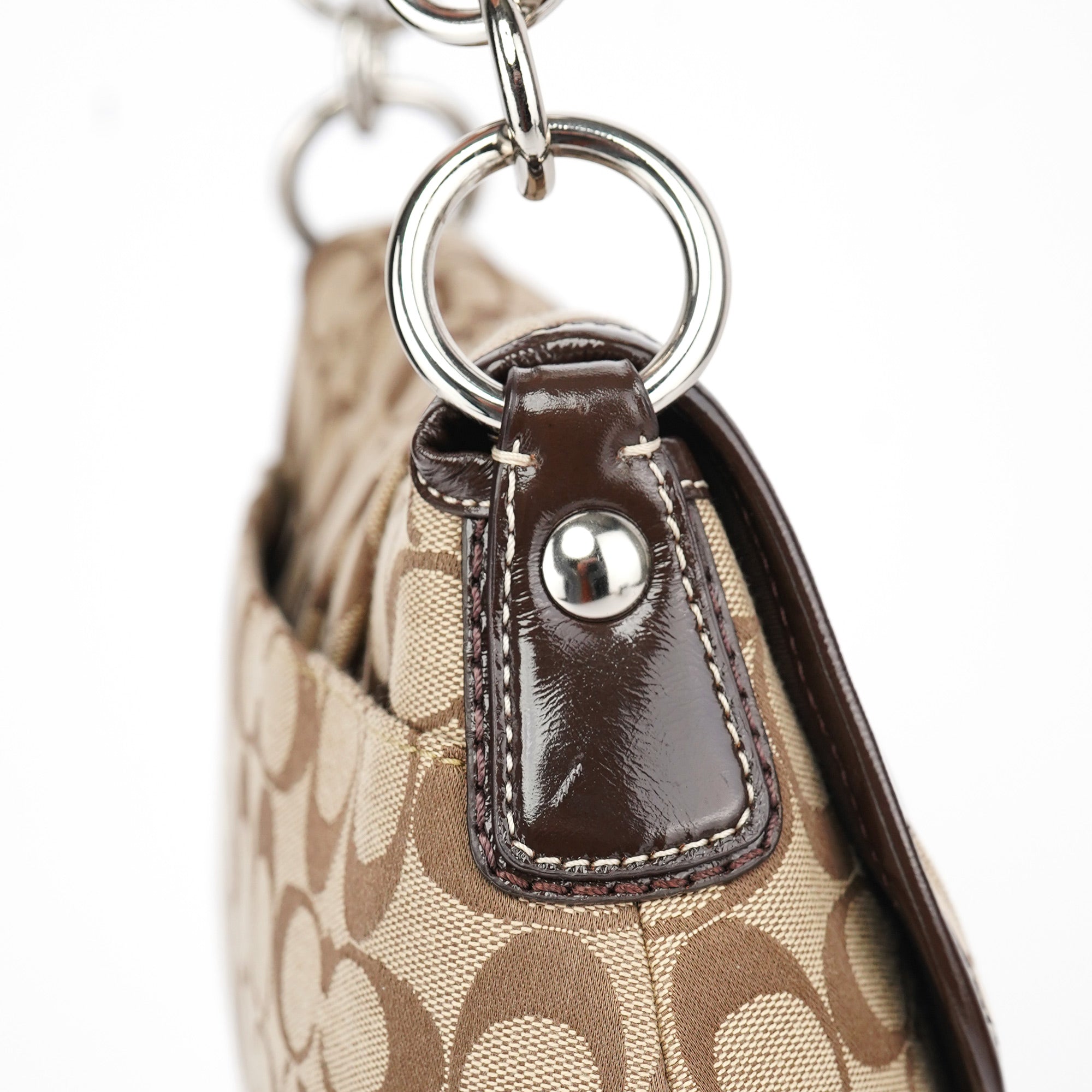 Coach F17093 Beige Soho Shoulder Bag