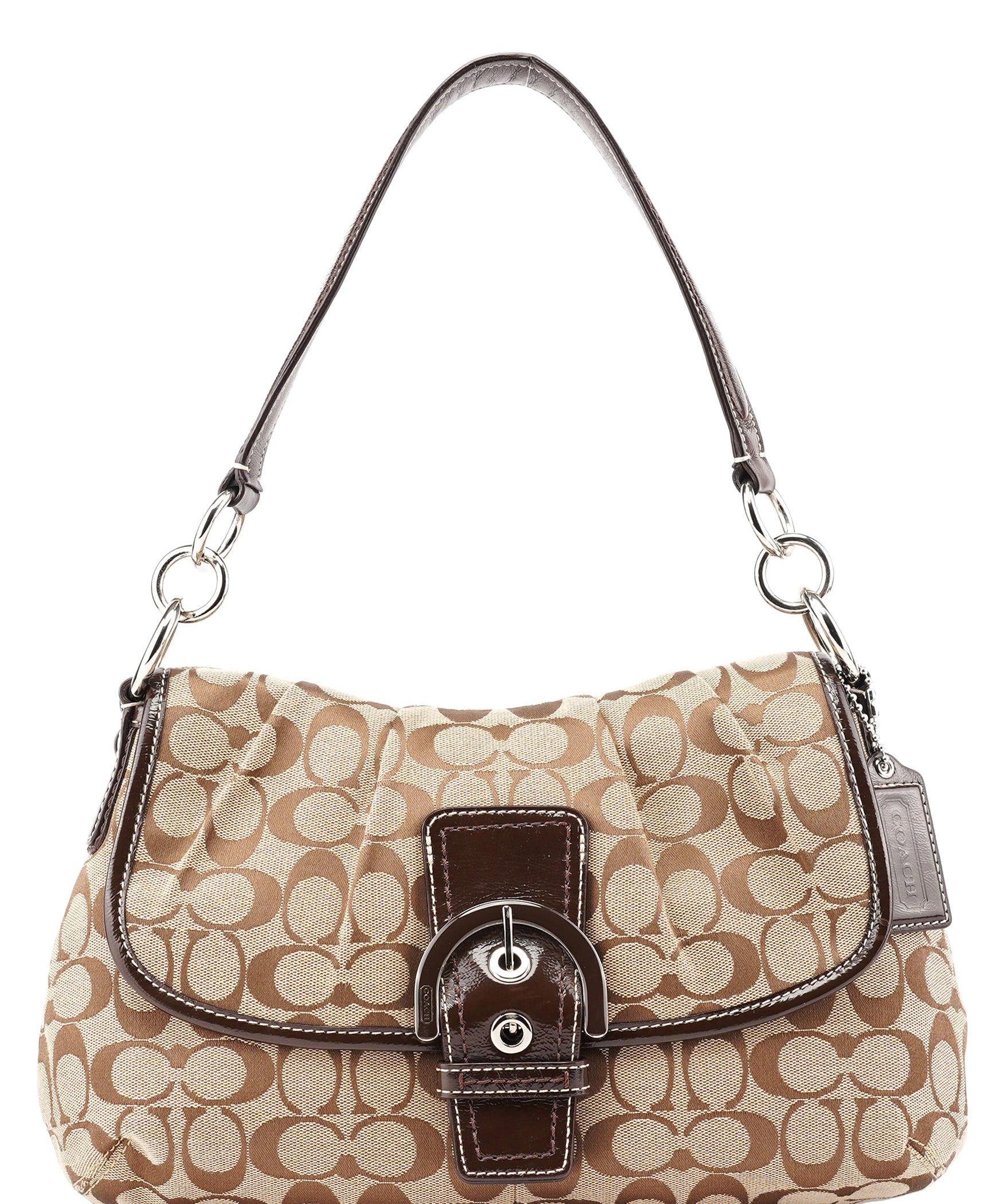 Coach F17093 Beige Soho Shoulder Bag