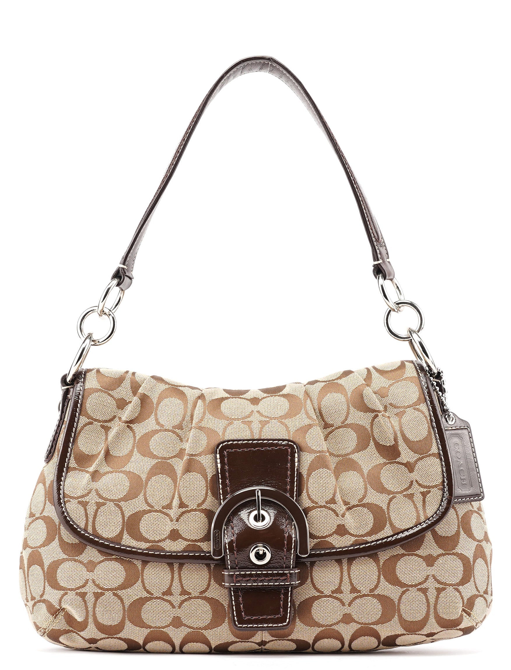 Coach F17093 Beige Soho Shoulder Bag