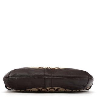 Coach F17169 Beige Brown Signature Soho 2-Way Bag