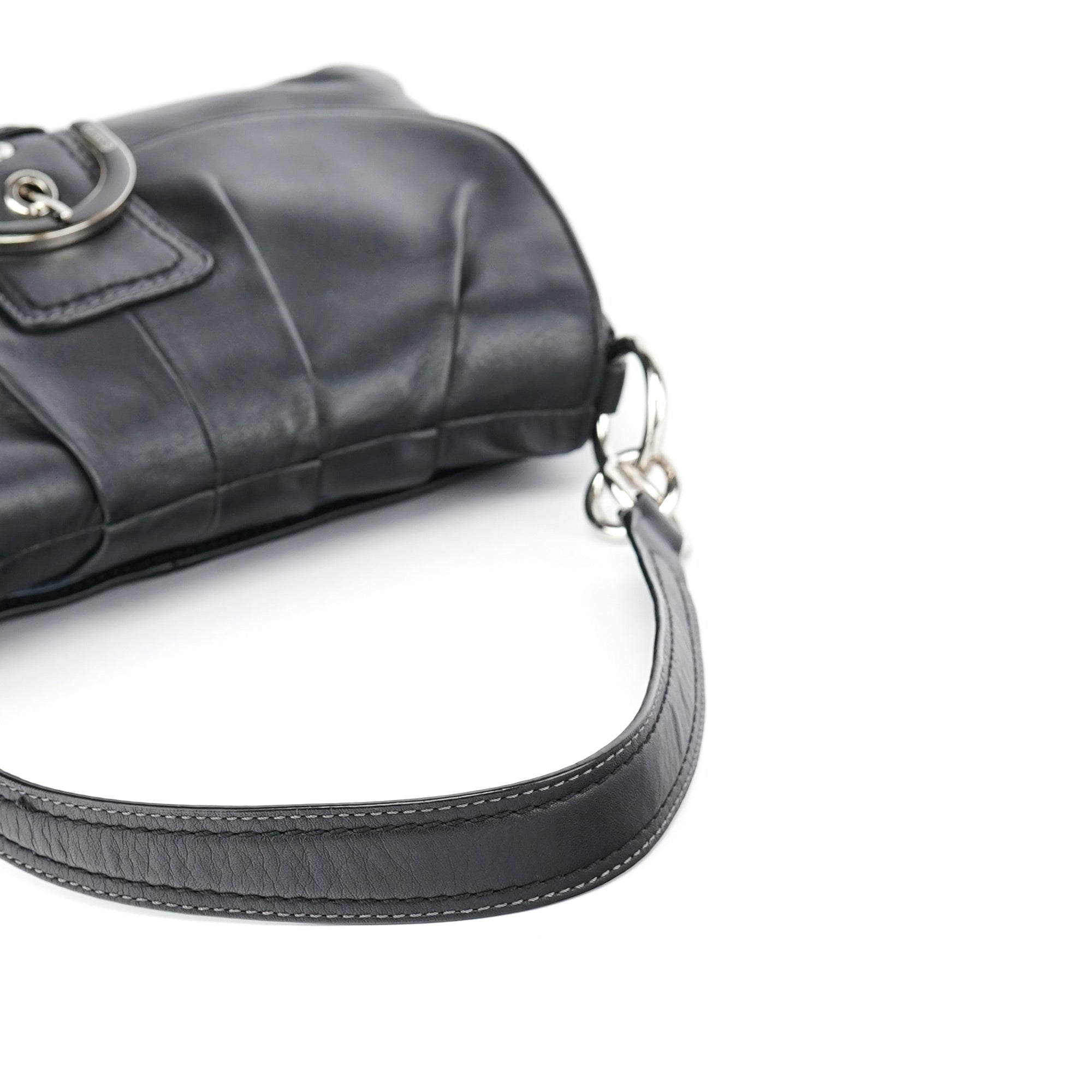 Coach F17217 Black Leather Soho Shoulder Bag