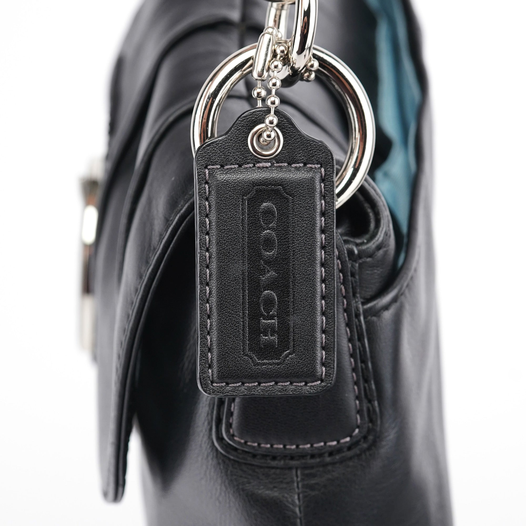 Coach F17217 Black Leather Soho Shoulder Bag