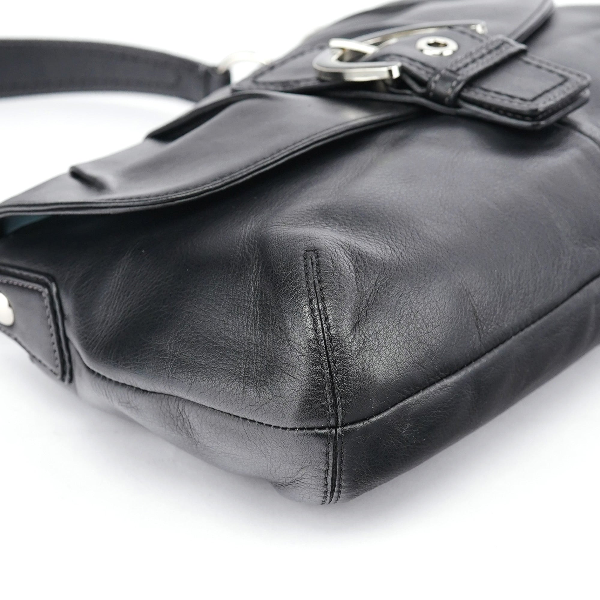 Coach F17217 Black Leather Soho Shoulder Bag