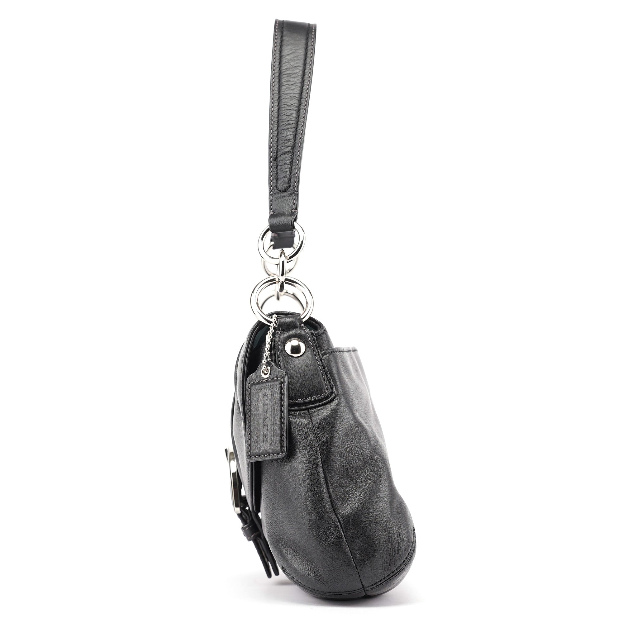 Coach F17217 Black Leather Soho Shoulder Bag