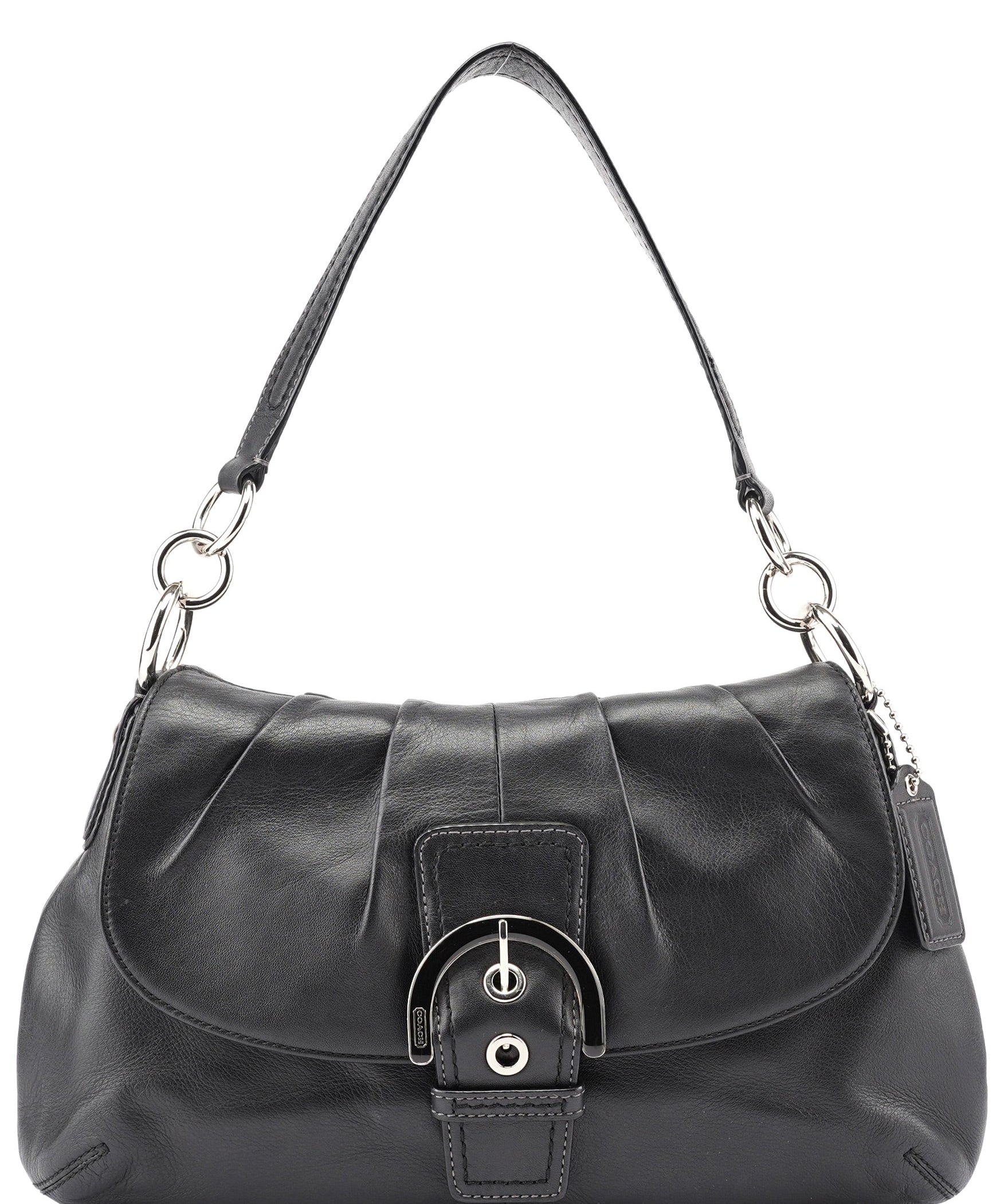 Coach F17217 Black Leather Soho Shoulder Bag