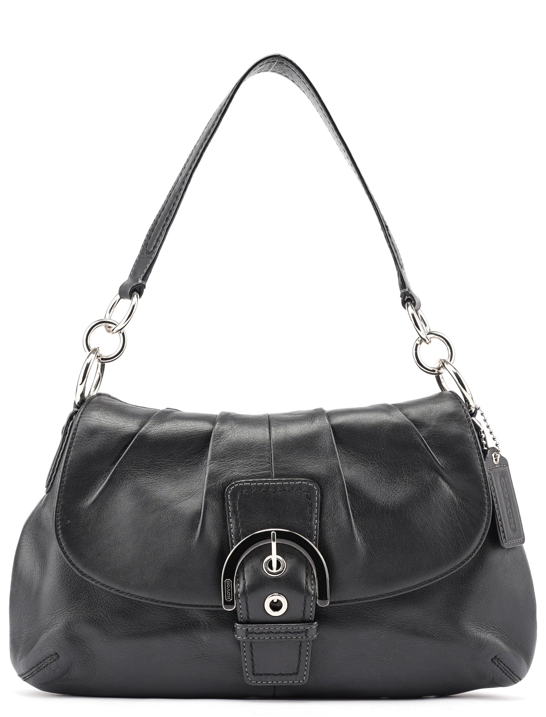 Coach F17217 Black Leather Soho Shoulder Bag