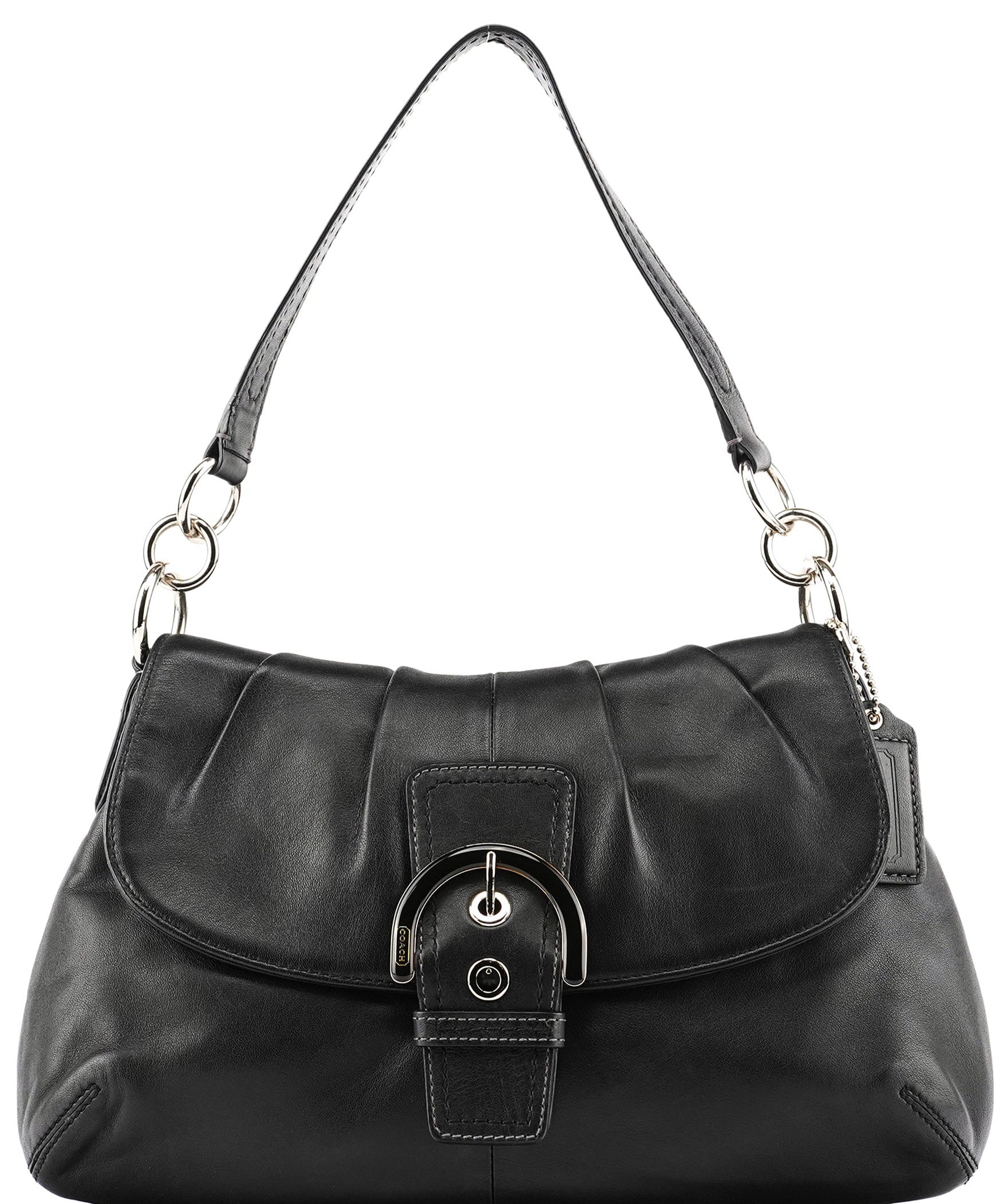 Coach F17217 Black Leather Soho Shoulder Bag