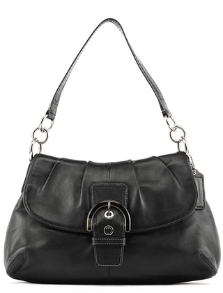 Coach F17217 Black Leather Soho Shoulder Bag