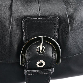 Coach F17217 Black Leather Soho Shoulder Bag