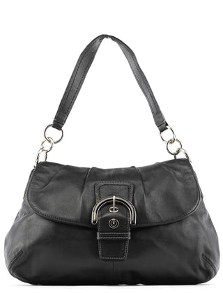 Coach F17217 Black Leather Soho Shoulder Bag