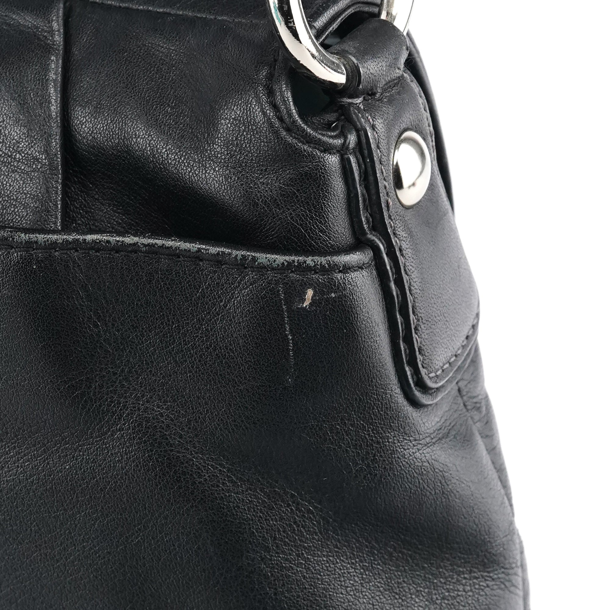 Coach F17217 Black Leather Soho Shoulder Bag