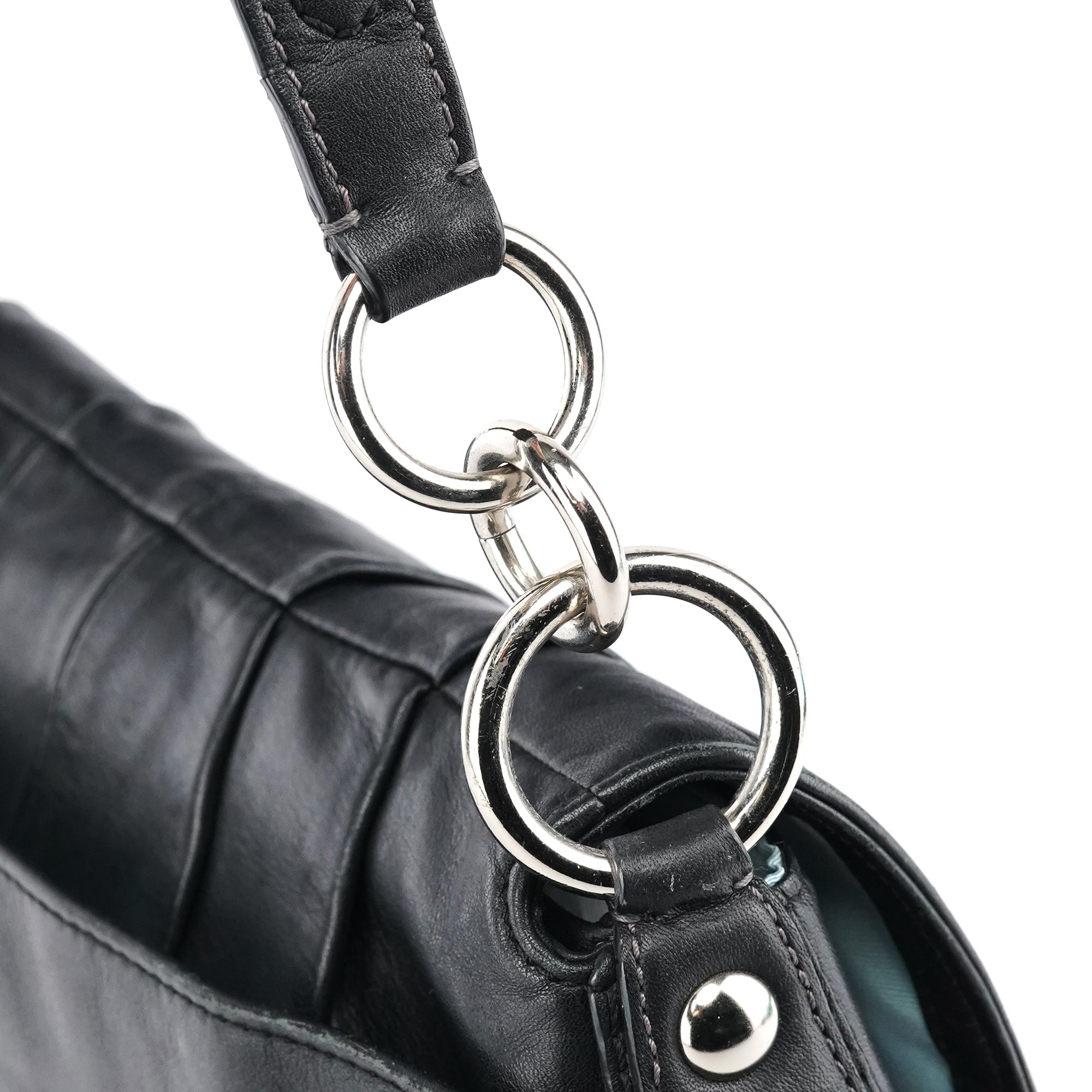 Coach F17217 Black Leather Soho Shoulder Bag
