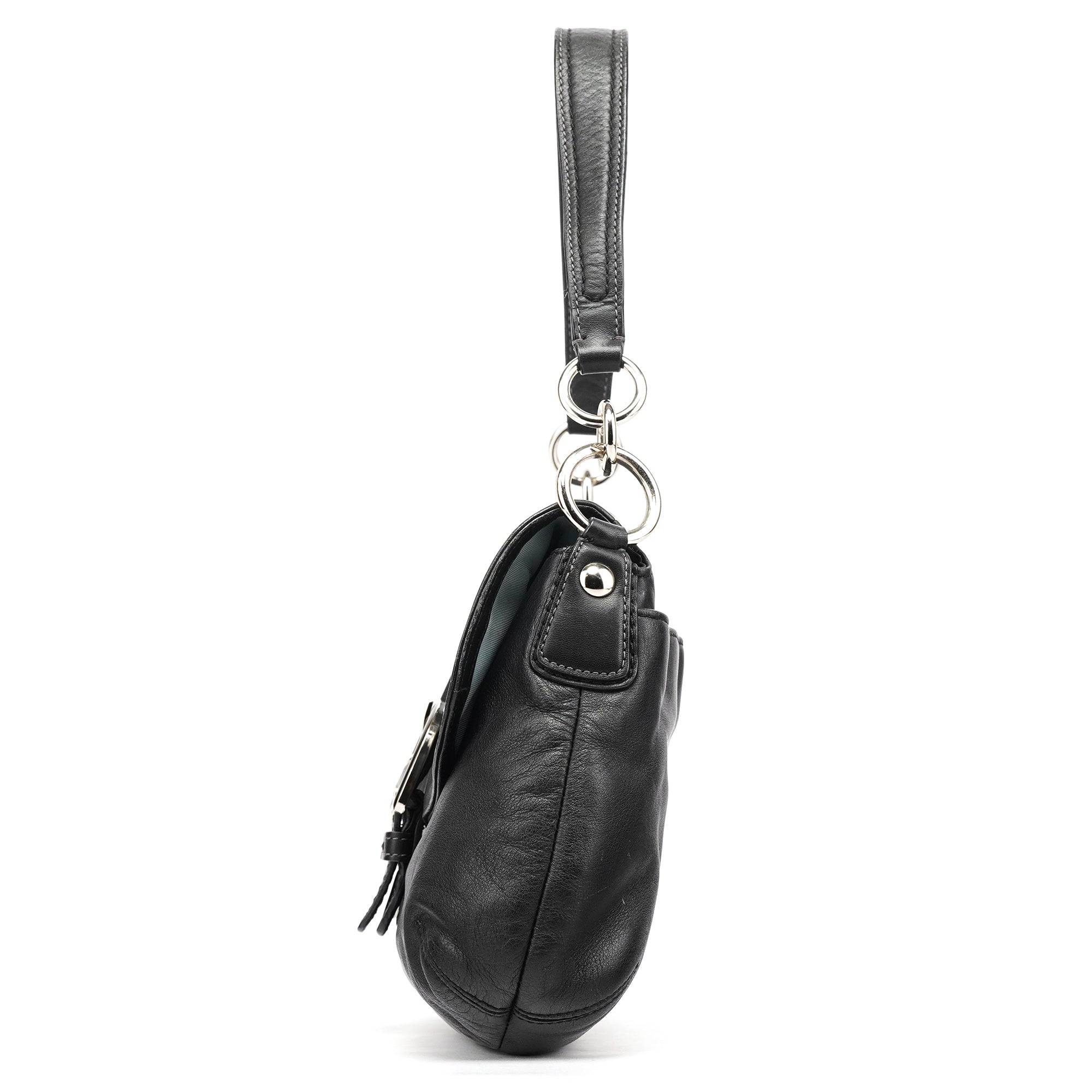 Coach F17217 Black Leather Soho Shoulder Bag