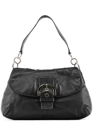 Coach F17217 Black Leather Soho Shoulder Bag