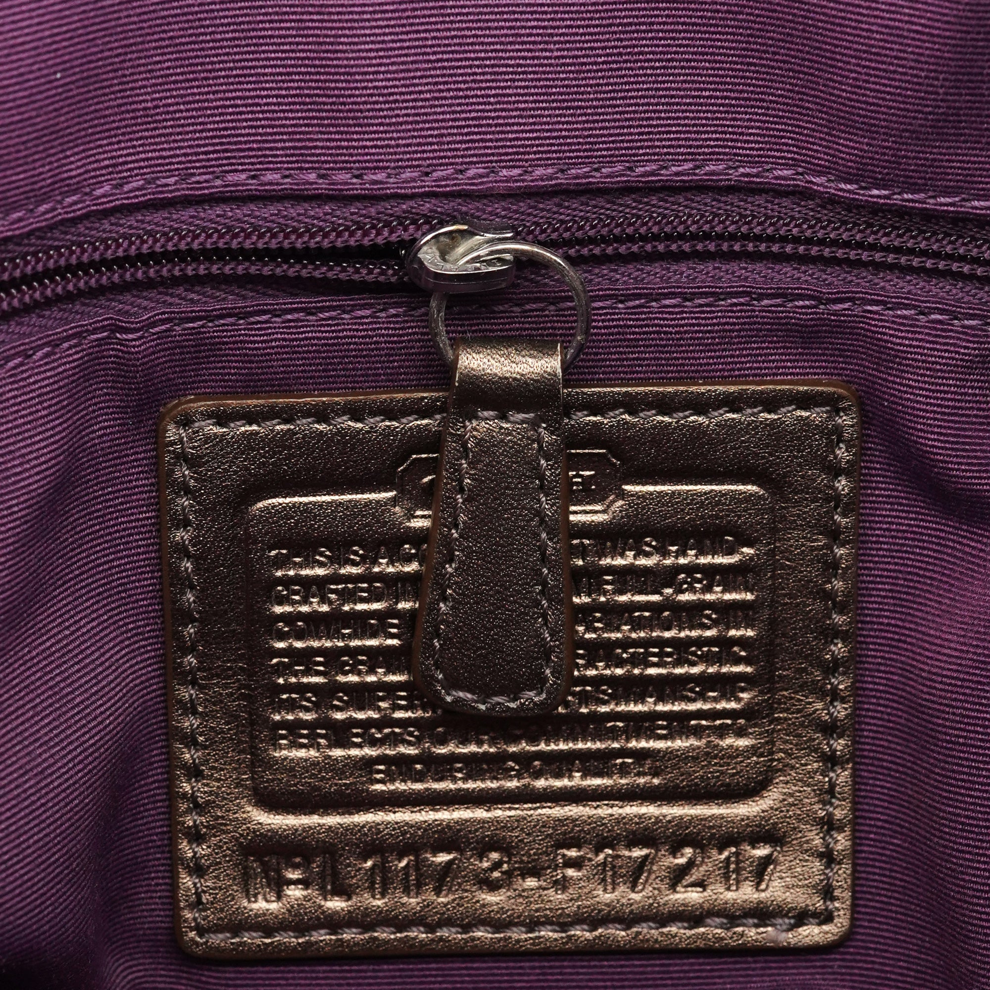 Coach F17217 Bronze Leather Soho Shoulder Bag