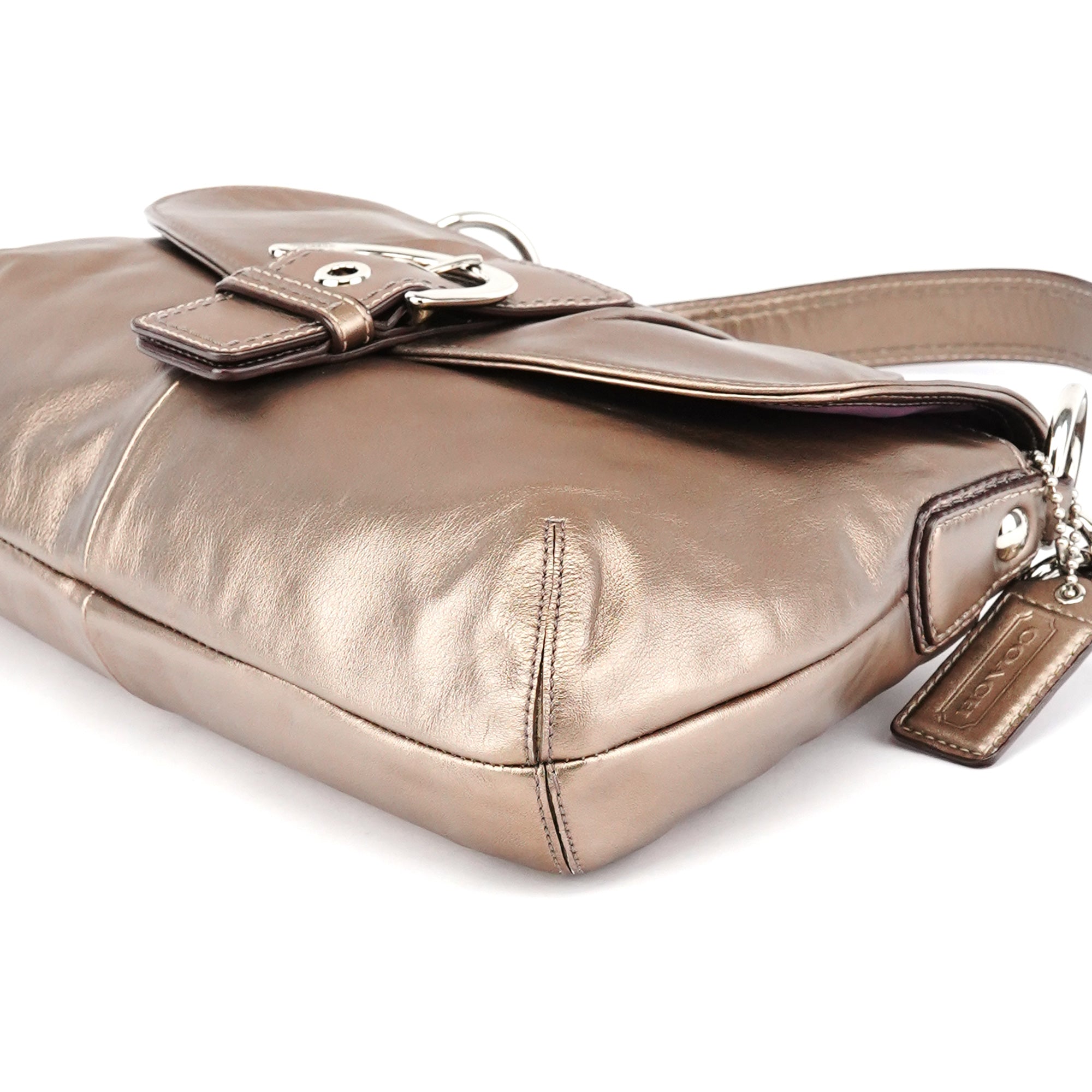 Coach F17217 Bronze Leather Soho Shoulder Bag