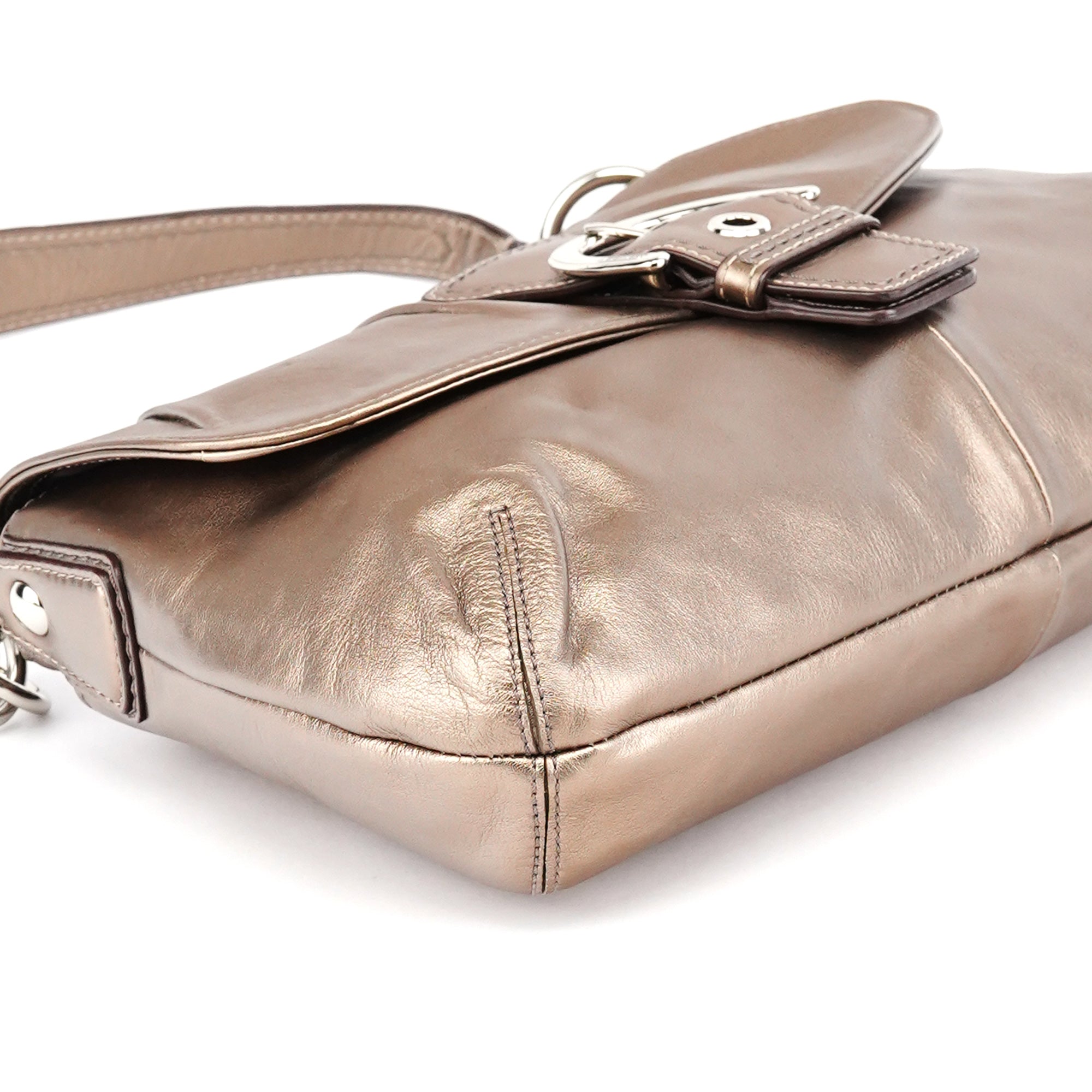 Coach F17217 Bronze Leather Soho Shoulder Bag