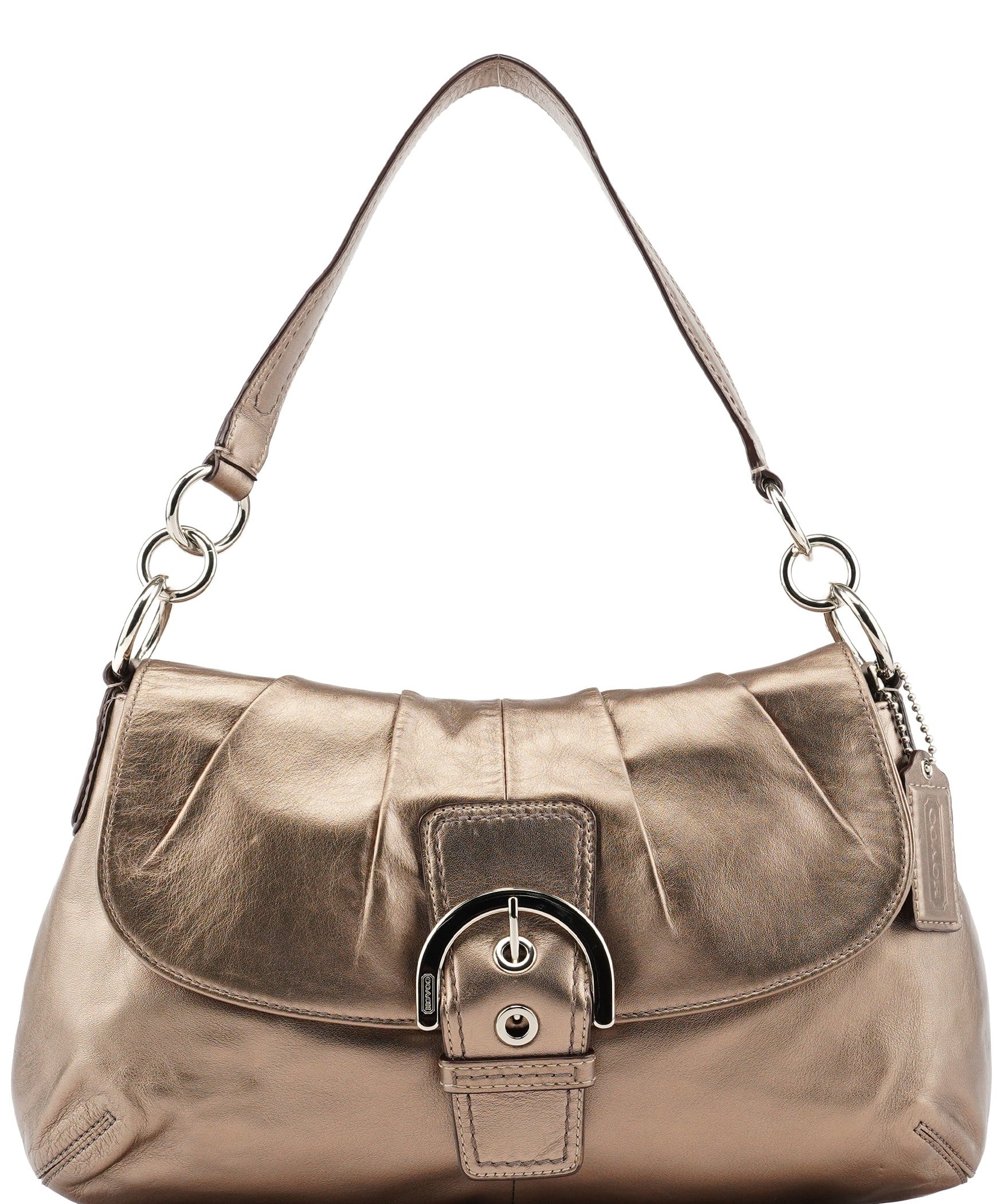 Coach F17217 Bronze Leather Soho Shoulder Bag
