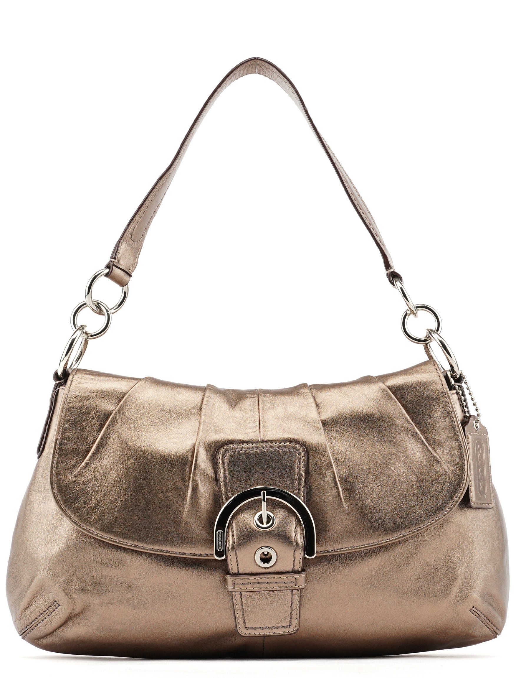 Coach F17217 Bronze Leather Soho Shoulder Bag