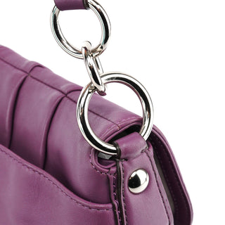 Coach F17217 Purple Leather Soho Shoulder Bag