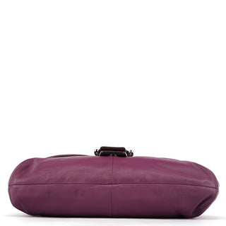 Coach F17217 Purple Leather Soho Shoulder Bag