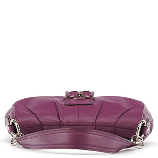 Coach F17217 Purple Leather Soho Shoulder Bag