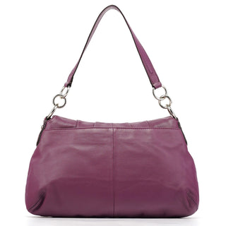 Coach F17217 Purple Leather Soho Shoulder Bag