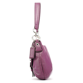 Coach F17217 Purple Leather Soho Shoulder Bag