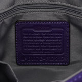 Coach F17217 Purple Leather Soho Shoulder Bag